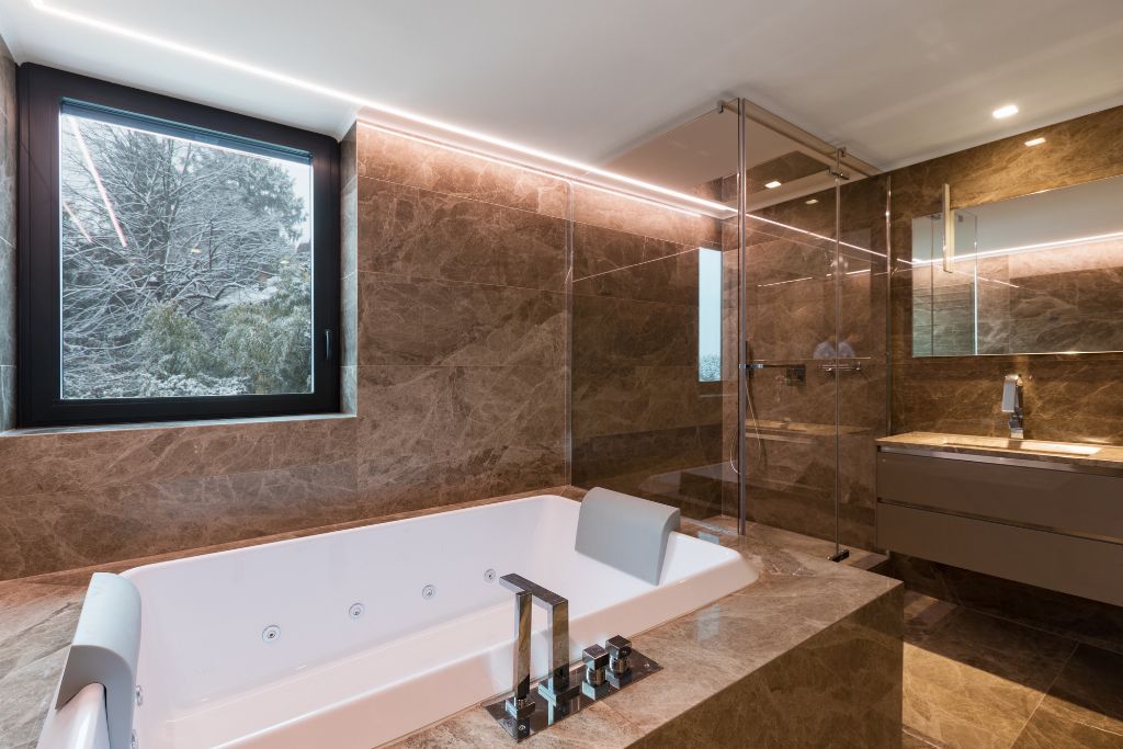bagno in marmo